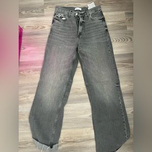 Zara high waist Grey jeans